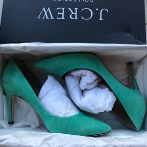 JCrew suede pumps